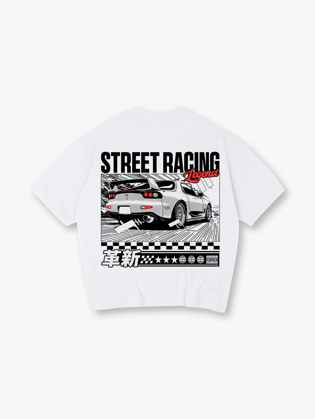 Street Racing Legend Mazda RX-7 FD3S JDM Car T-Shirt