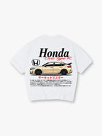 JDM Car T-Shirt Japanese VTEC Racing Automotive Graphic Streetwear Tee