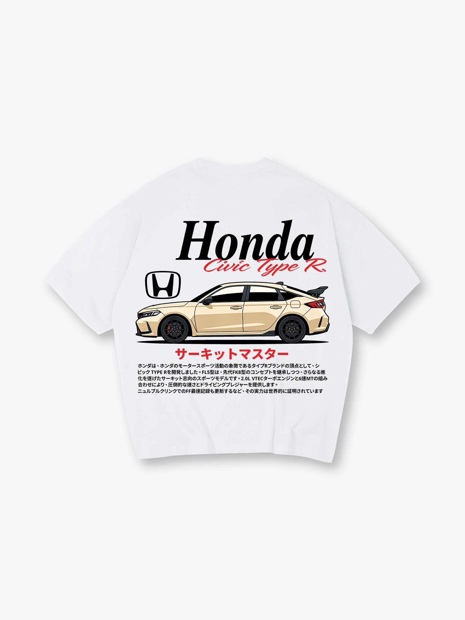 JDM Car T-Shirt Japanese VTEC Racing Automotive Graphic Streetwear Tee