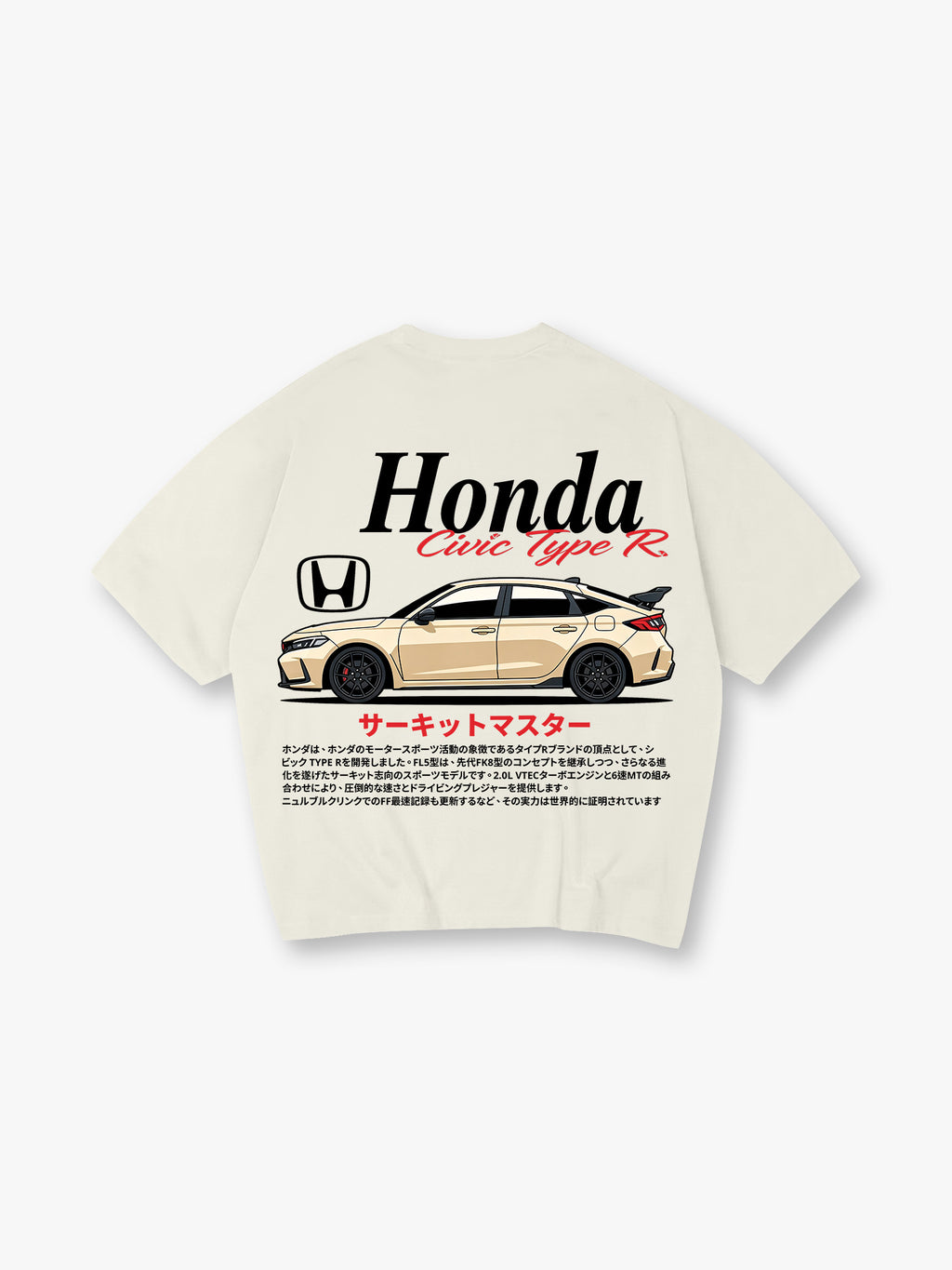 JDM Car T-Shirt Japanese VTEC Racing Automotive Graphic Streetwear Tee