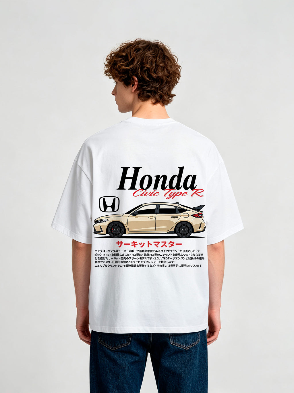 JDM Car T-Shirt Japanese VTEC Racing Automotive Graphic Streetwear Tee