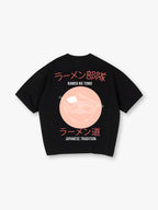 Ramen No Tomo Traditional Food Japanese Letter Streetwear Tee