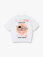 Ramen No Tomo Traditional Food Japanese Letter Streetwear Tee