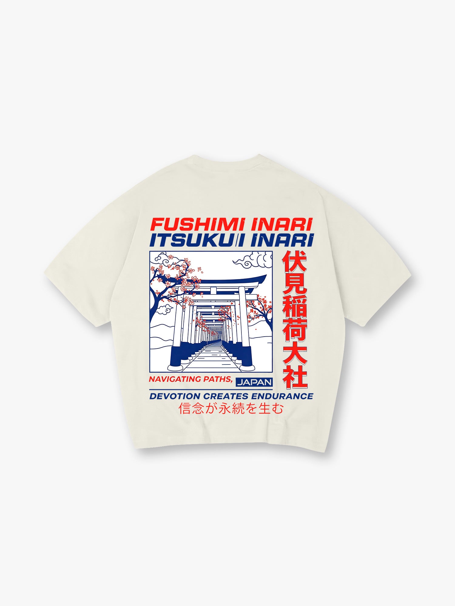Japan Sakura Japanese Shrine Graphic Streetwear T-Shirt