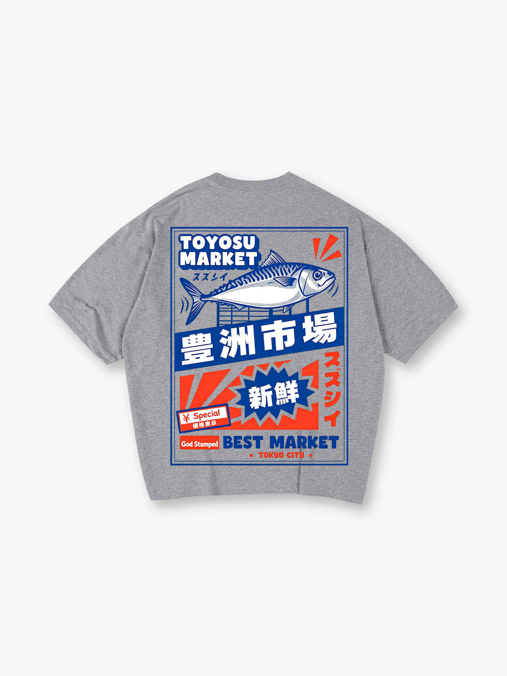 Japanese Retro Label Graphic Streetwear T-Shirt