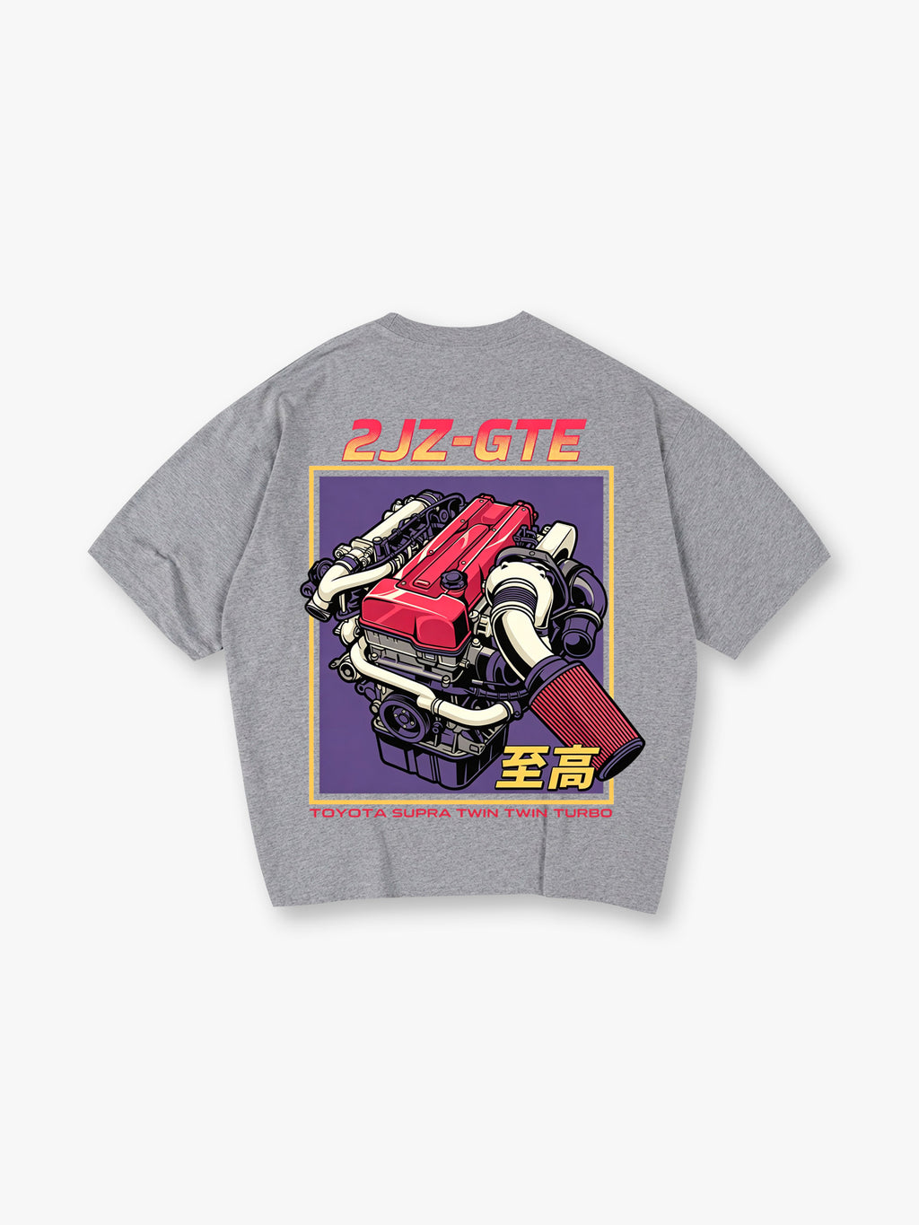JDM Twin Turbo Automotive Car Graphic Streetwear T-Shirt