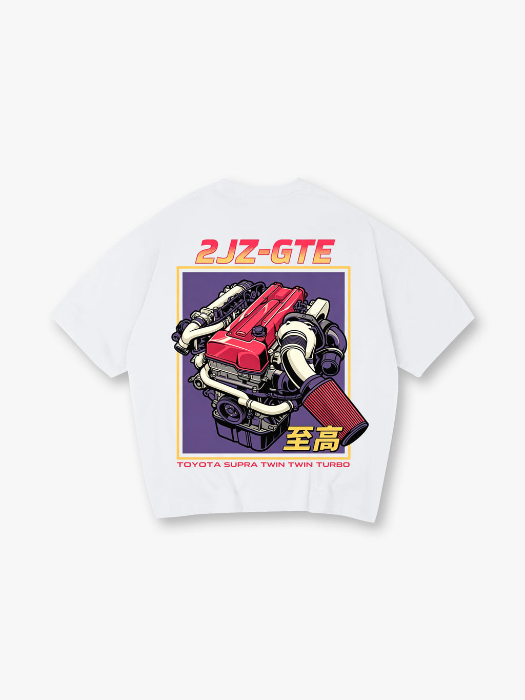 JDM Twin Turbo Automotive Car Graphic Streetwear T-Shirt