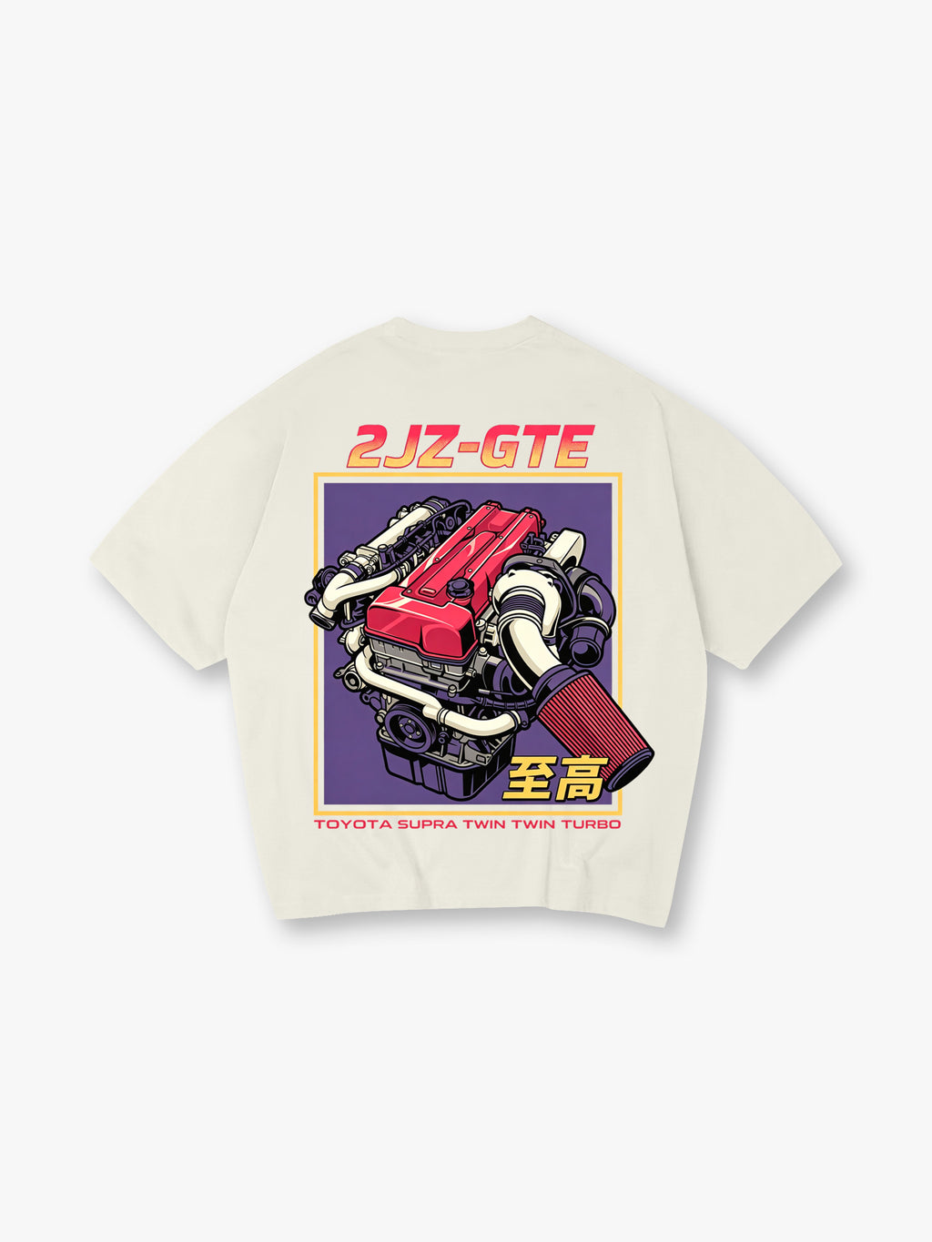JDM Twin Turbo Automotive Car Graphic Streetwear T-Shirt