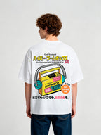 Japanese Vaporwave Cartoon  Stereo Graphic T-Shirt