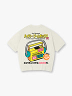 Japanese Vaporwave Cartoon  Stereo Graphic T-Shirt