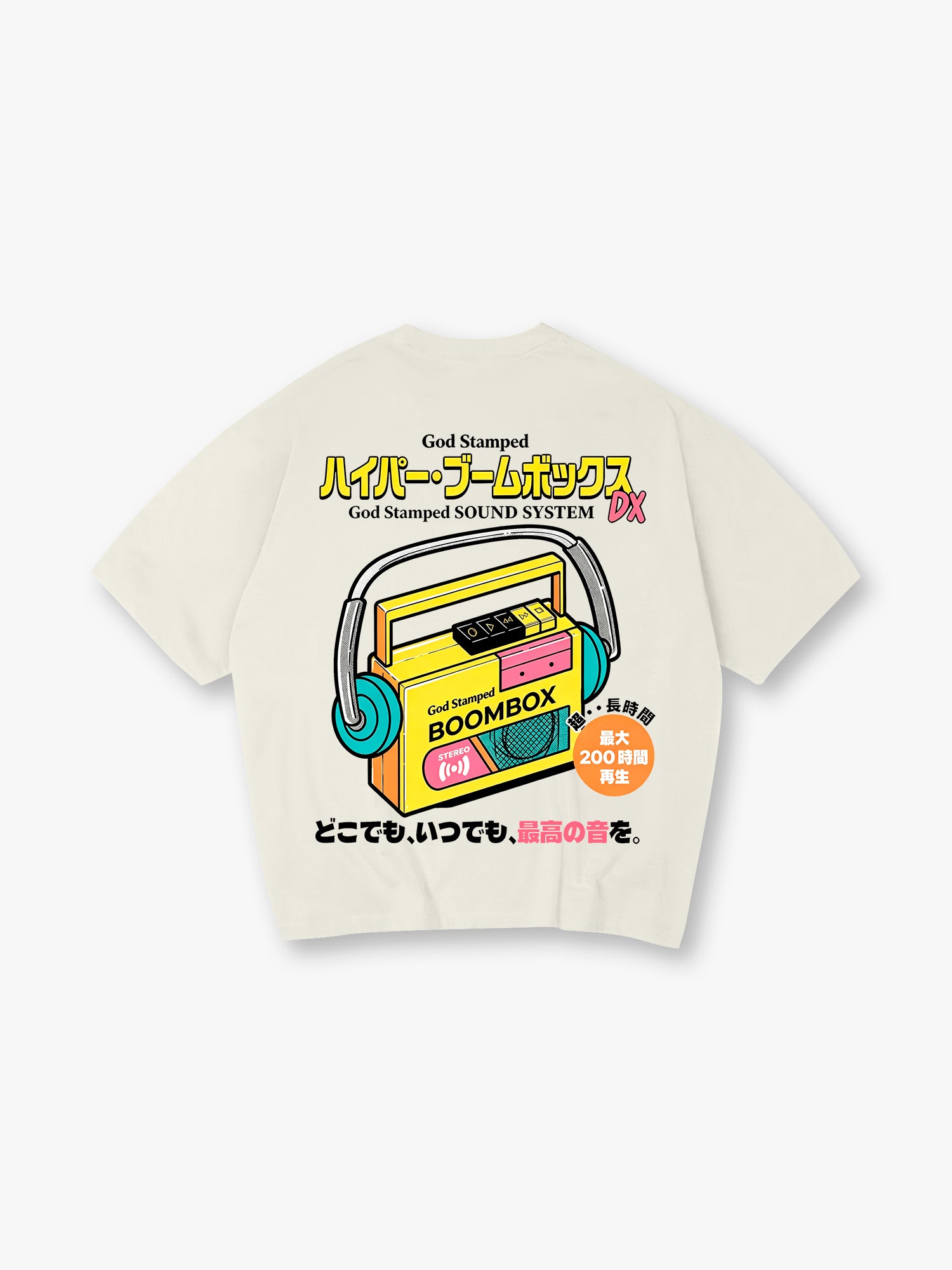 Japanese Vaporwave Cartoon  Stereo Graphic T-Shirt