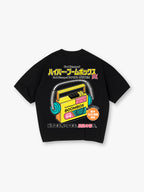 Japanese Vaporwave Cartoon  Stereo Graphic T-Shirt