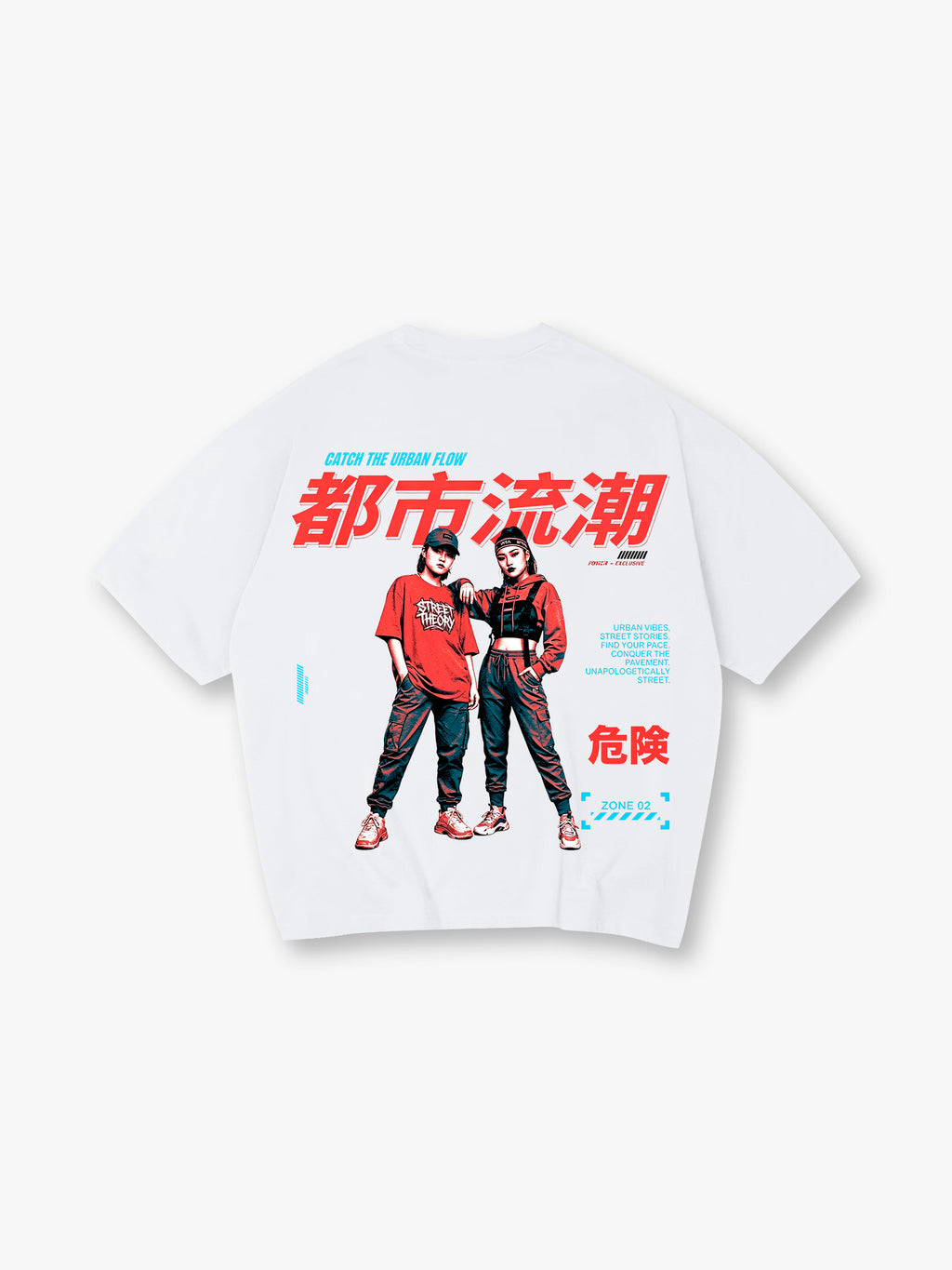 Urban Street Fashion  Streetwear Portrait Graphic Harajuku Style T-Shirt