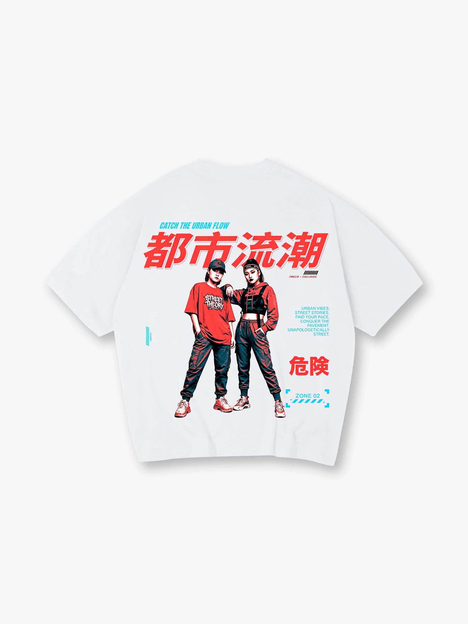 Urban Street Fashion  Streetwear Portrait Graphic Harajuku Style T-Shirt
