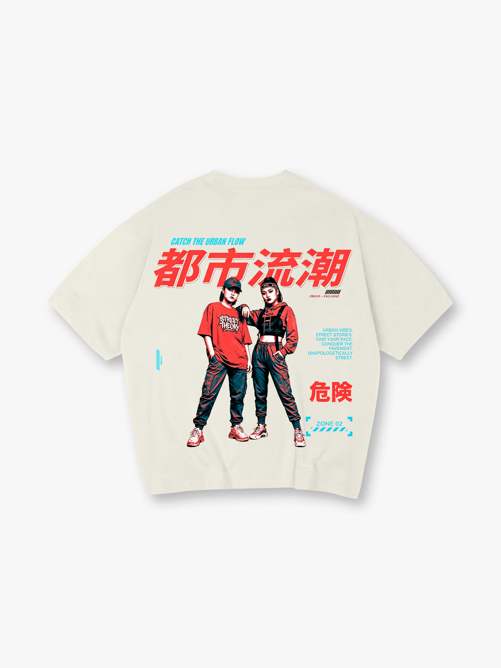 Urban Street Fashion  Streetwear Portrait Graphic Harajuku Style T-Shirt