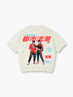Urban Street Fashion  Streetwear Portrait Graphic Harajuku Style T-Shirt