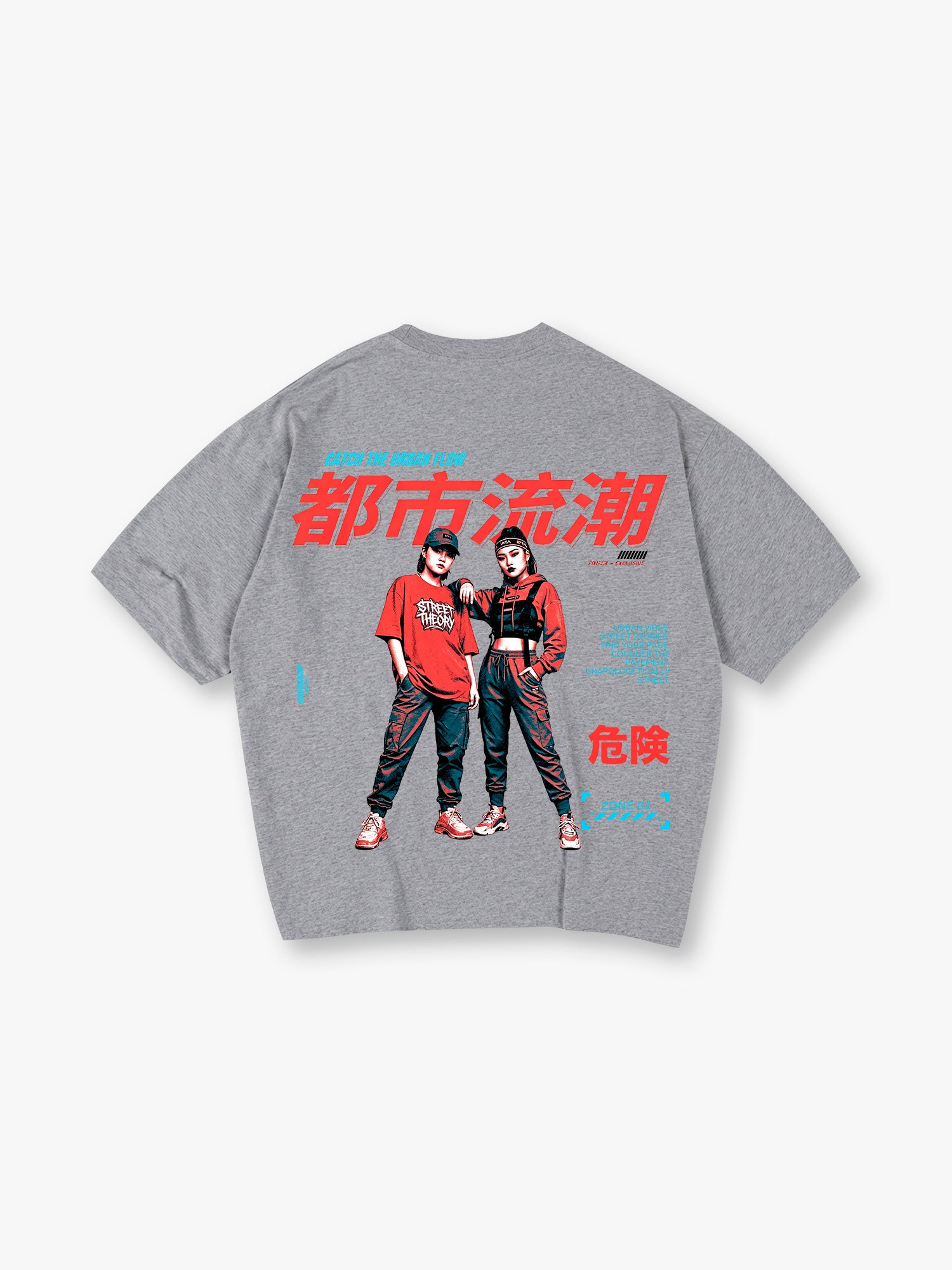 Urban Street Fashion  Streetwear Portrait Graphic Harajuku Style T-Shirt