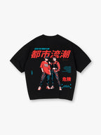 Urban Street Fashion  Streetwear Portrait Graphic Harajuku Style T-Shirt