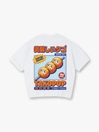 Japanese Street Food Cartoon Retro Kanji Graphic Streetwear T-Shirt