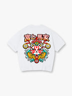 Kitsune Fox Mask Lucky Koi T-Shirt