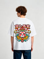 Kitsune Fox Mask Lucky Koi T-Shirt