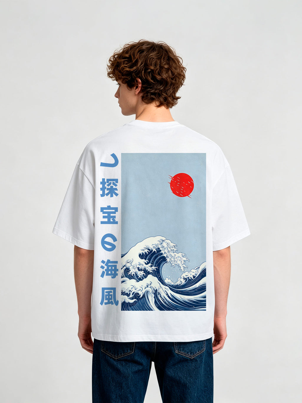 Great Wave Red Sun T-Shirt