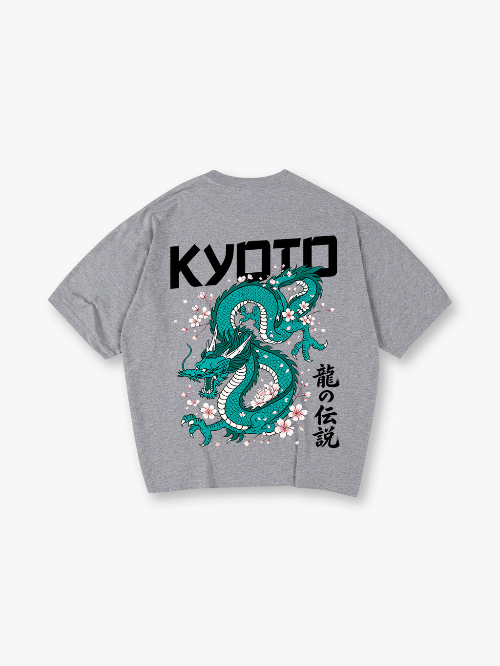Green Dragon Sakura T-Shirt
