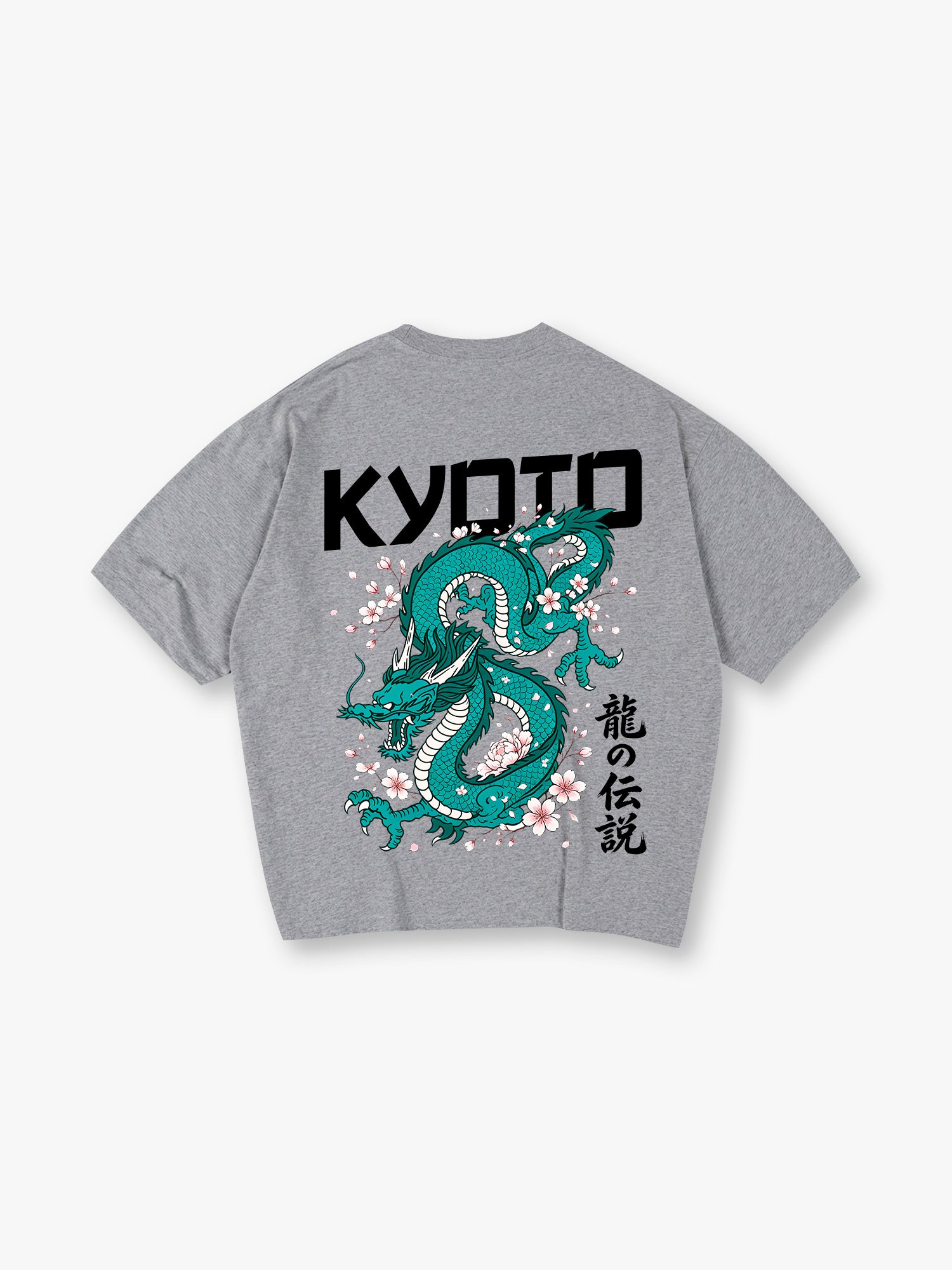 Green Dragon Sakura T-Shirt