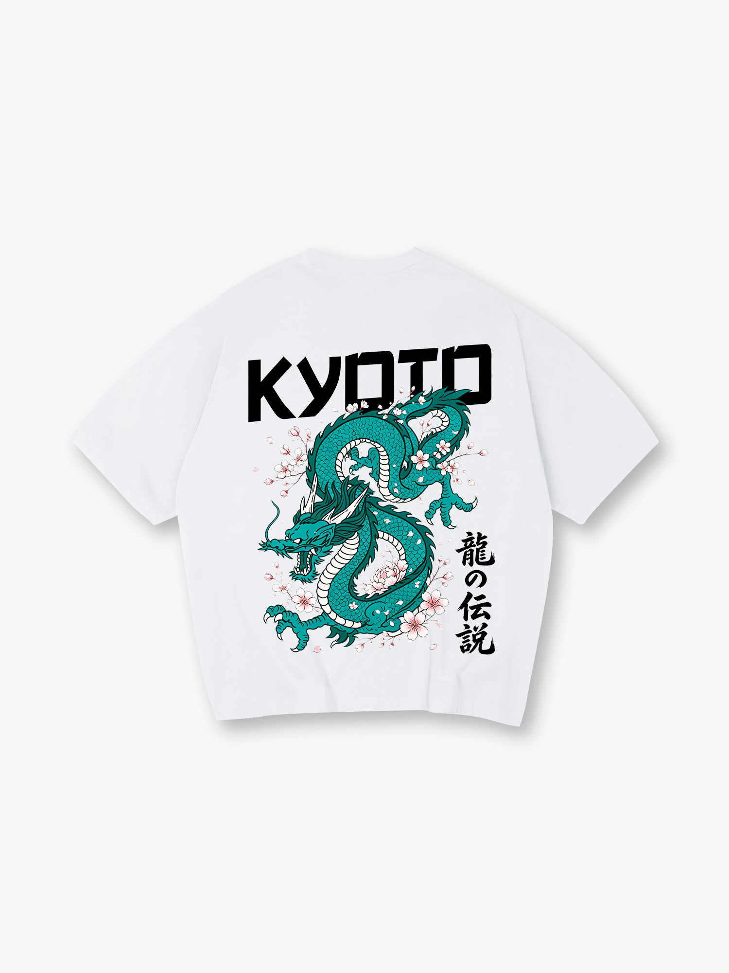 Green Dragon Sakura T-Shirt