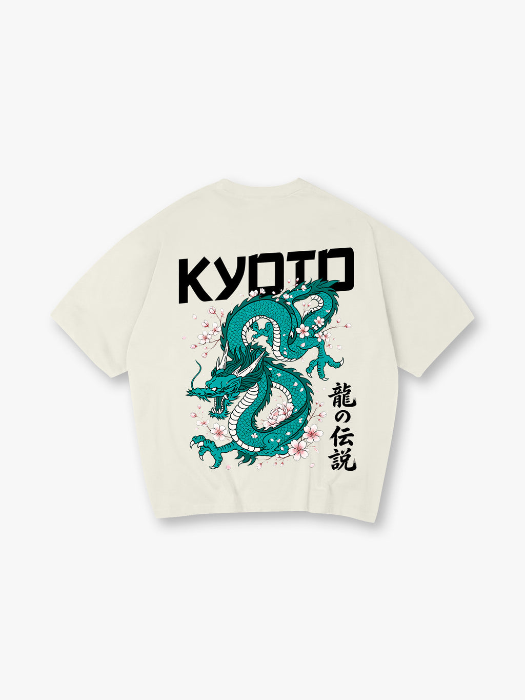 Green Dragon Sakura T-Shirt
