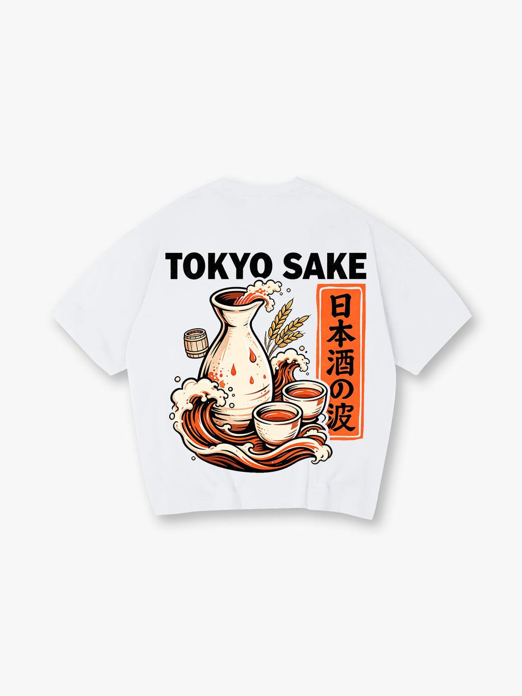 Sake Japanese Wave T-Shirt