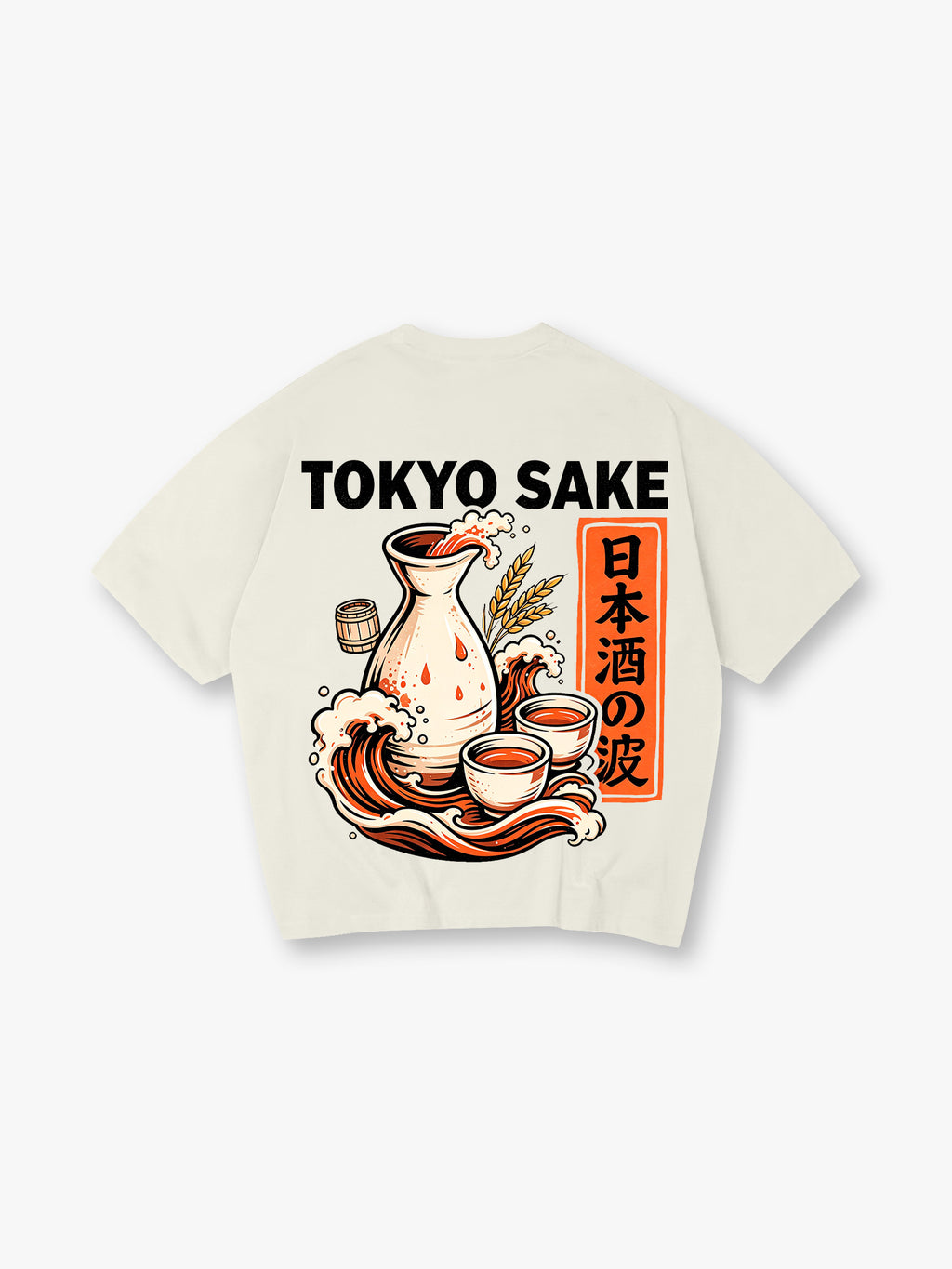 Sake Japanese Wave T-Shirt