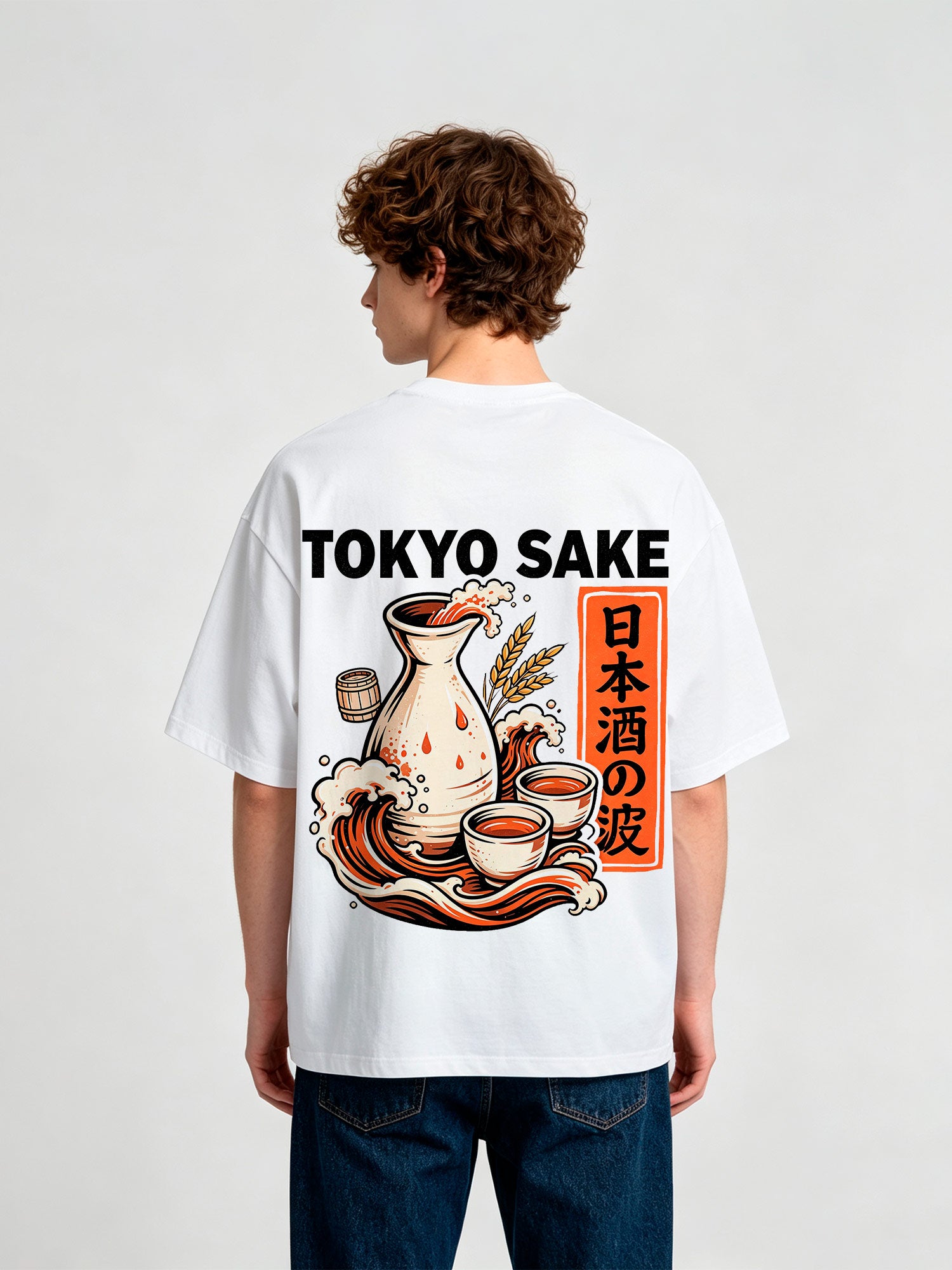 Sake Japanese Wave T-Shirt