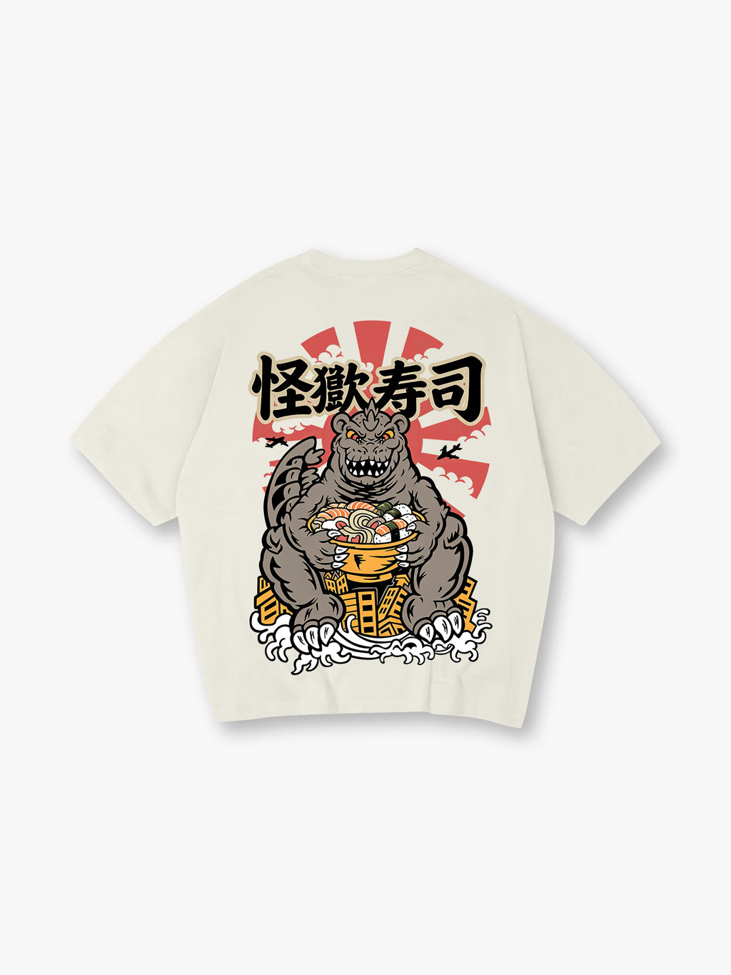 Kaiju Sushi Monster Godzilla T-Shirt