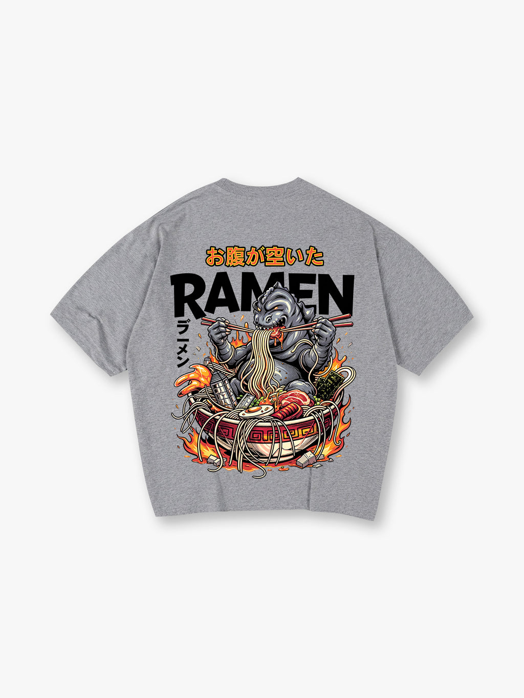 Kaiju Monster Eating Ramen T-Shirt