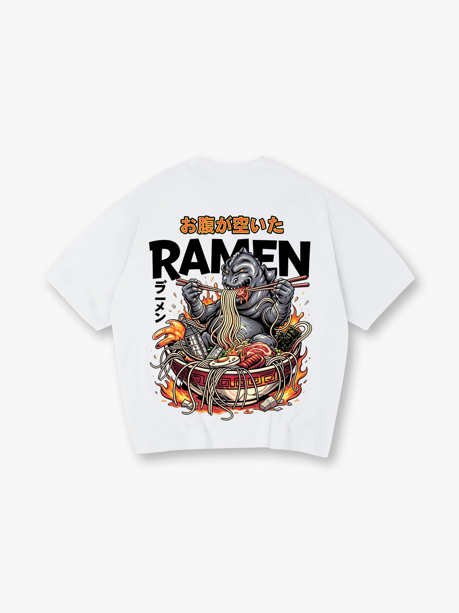 Kaiju Monster Eating Ramen T-Shirt