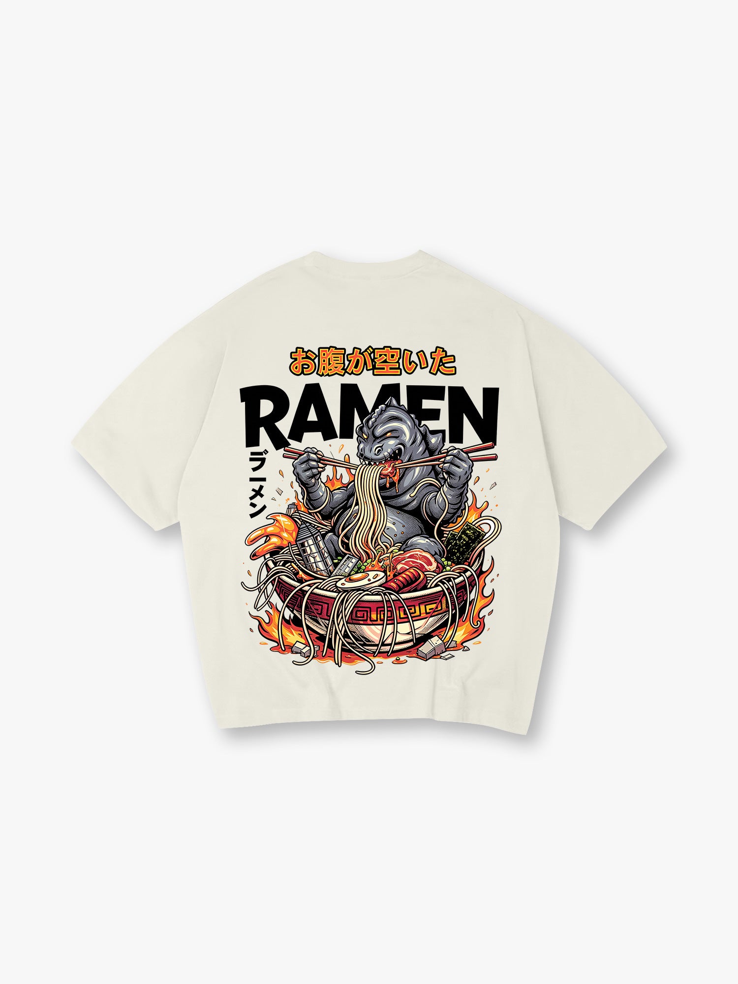Kaiju Monster Eating Ramen T-Shirt
