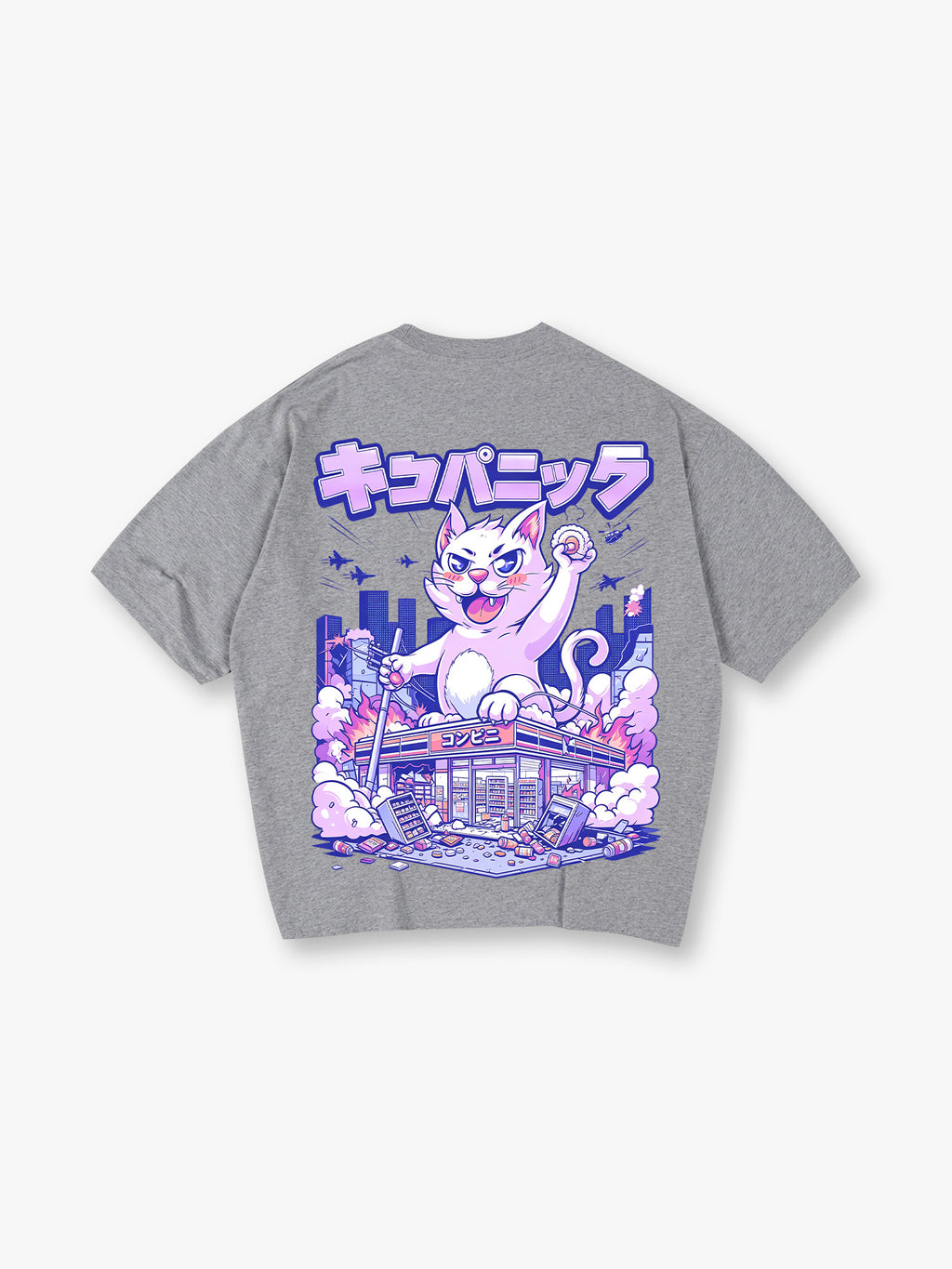 Kaiju Cat City Convenience Store T-Shirt
