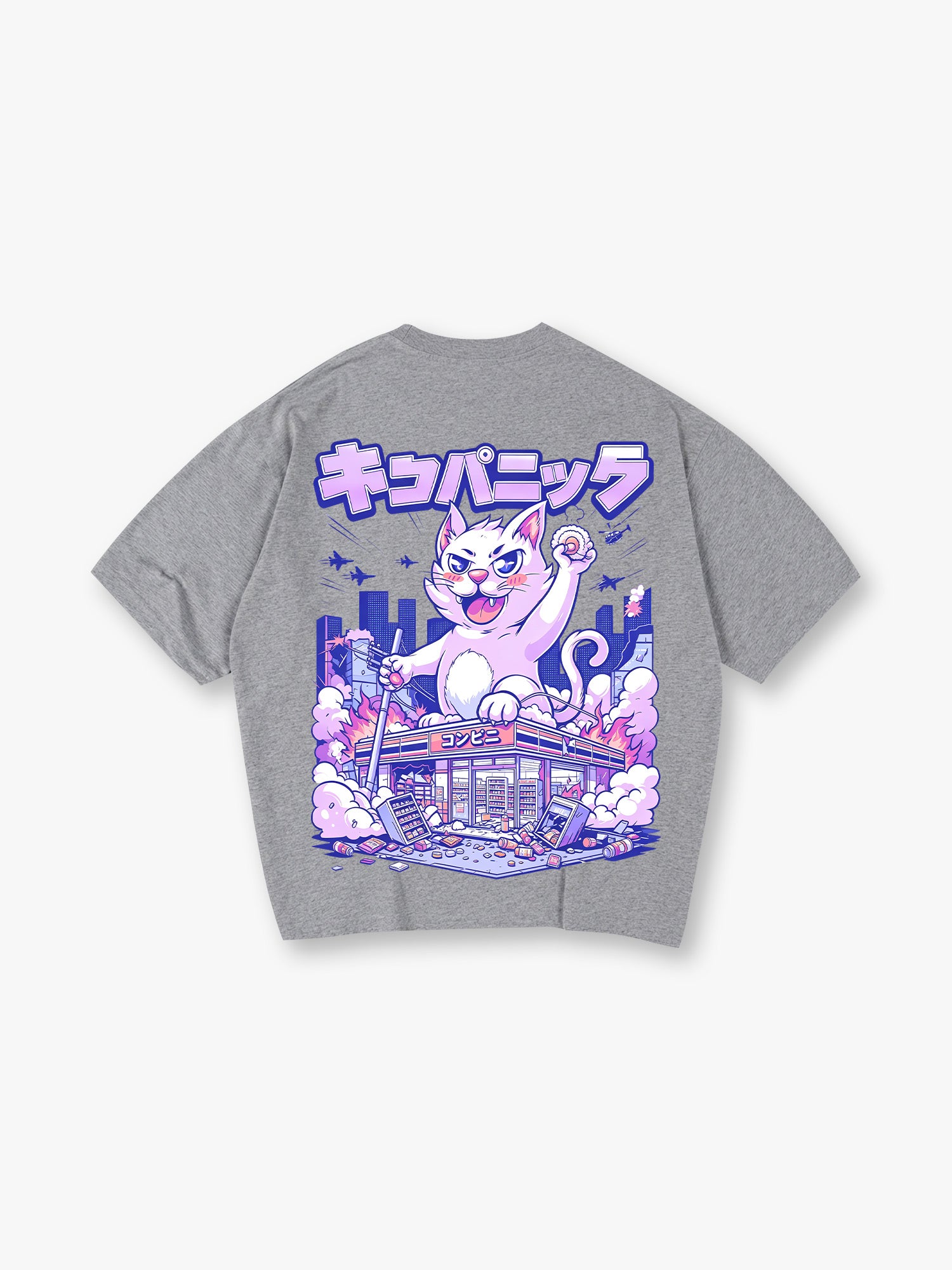 Kaiju Cat City Convenience Store T-Shirt