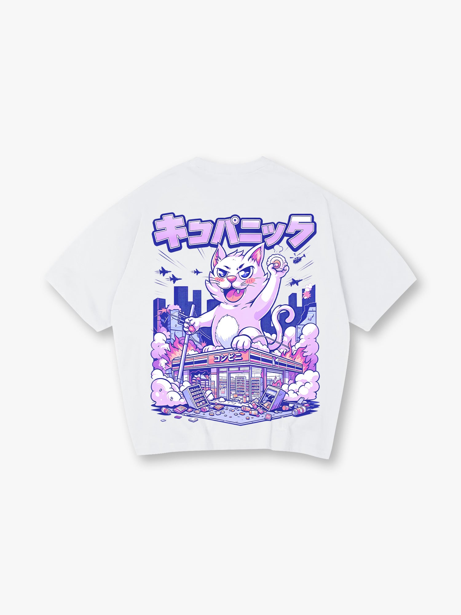 Kaiju Cat City Convenience Store T-Shirt