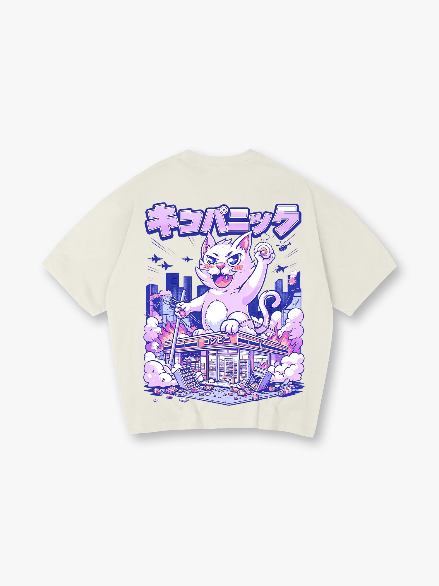 Kaiju Cat City Convenience Store T-Shirt