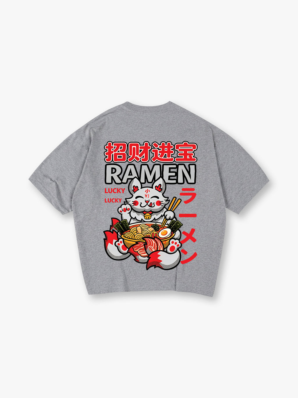 Lucky Kitsune Fox Ramen T-Shirt