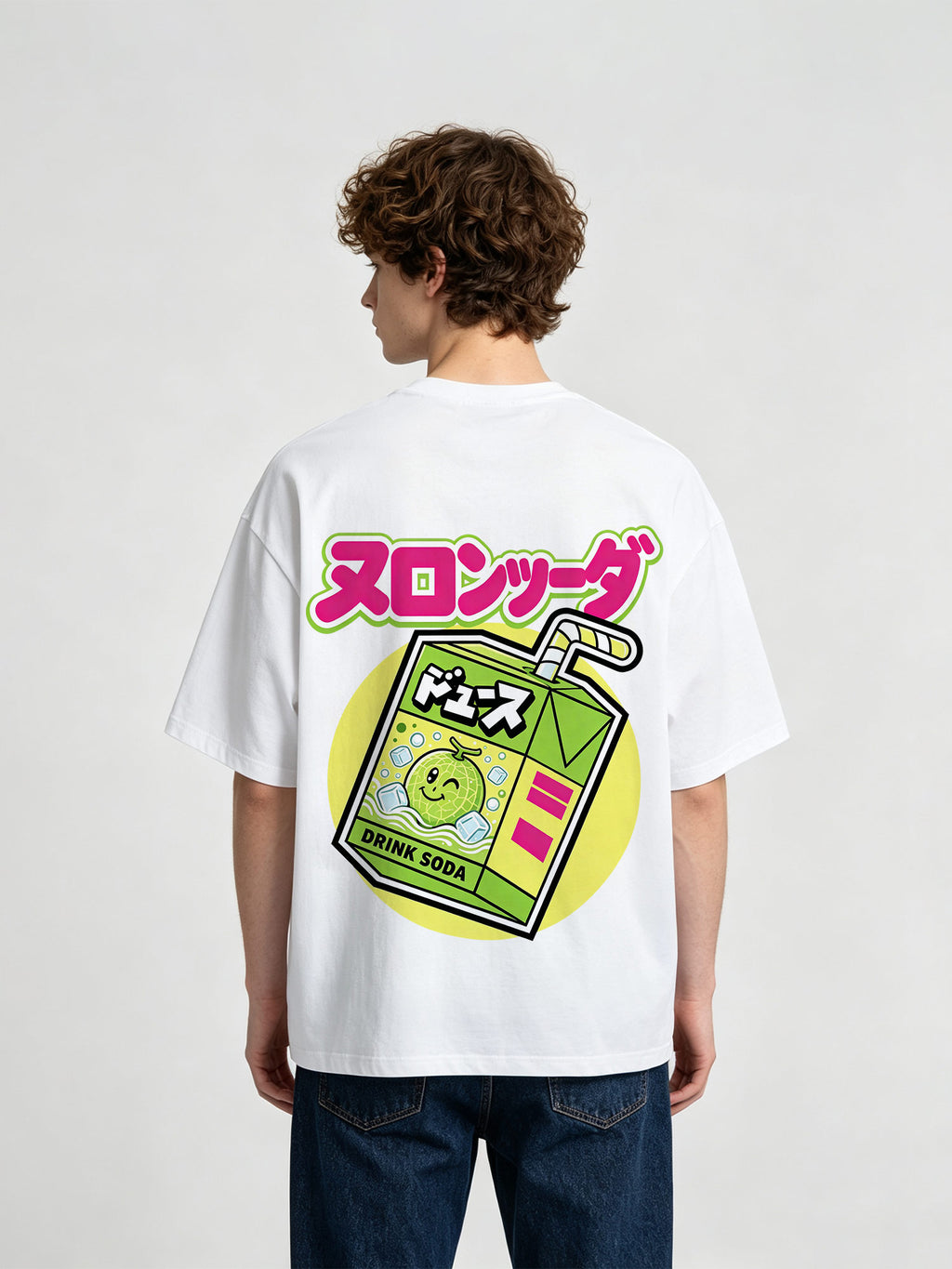 Kawaii Melon Soda Juice Box T-Shirt