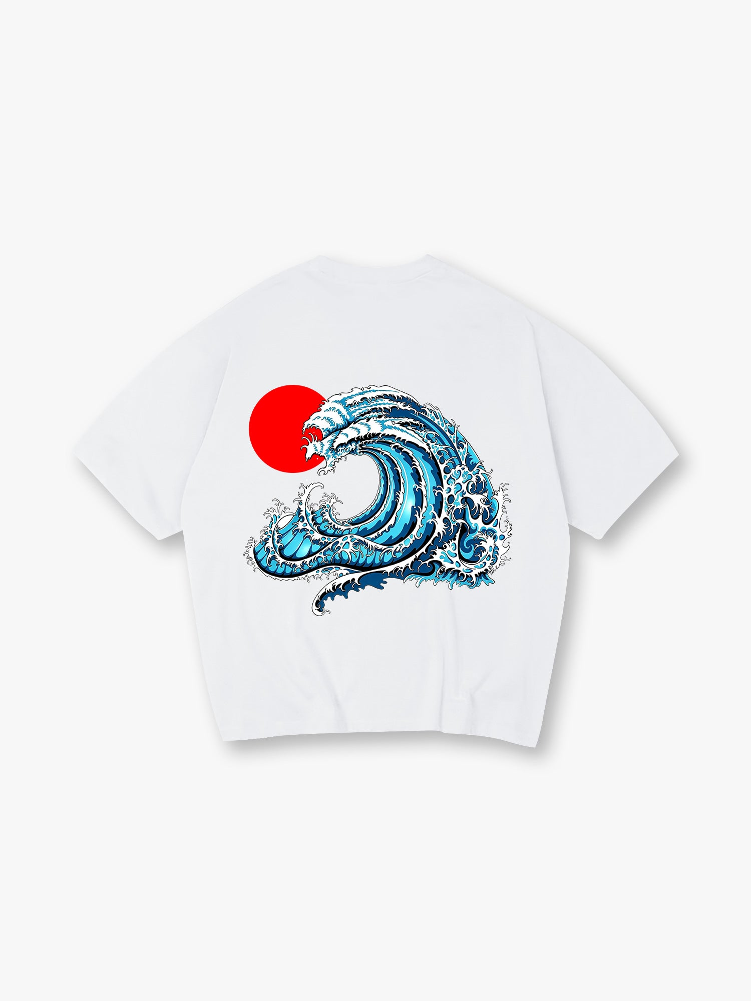 Dragon Wave Red Sun Ukiyo-E T-Shirt
