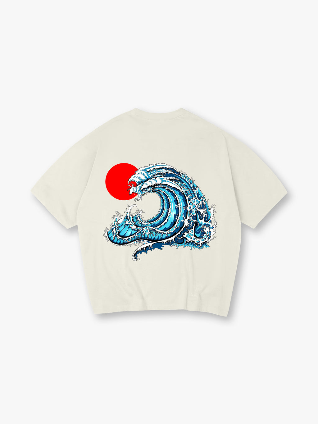 Dragon Wave Red Sun Ukiyo-E T-Shirt