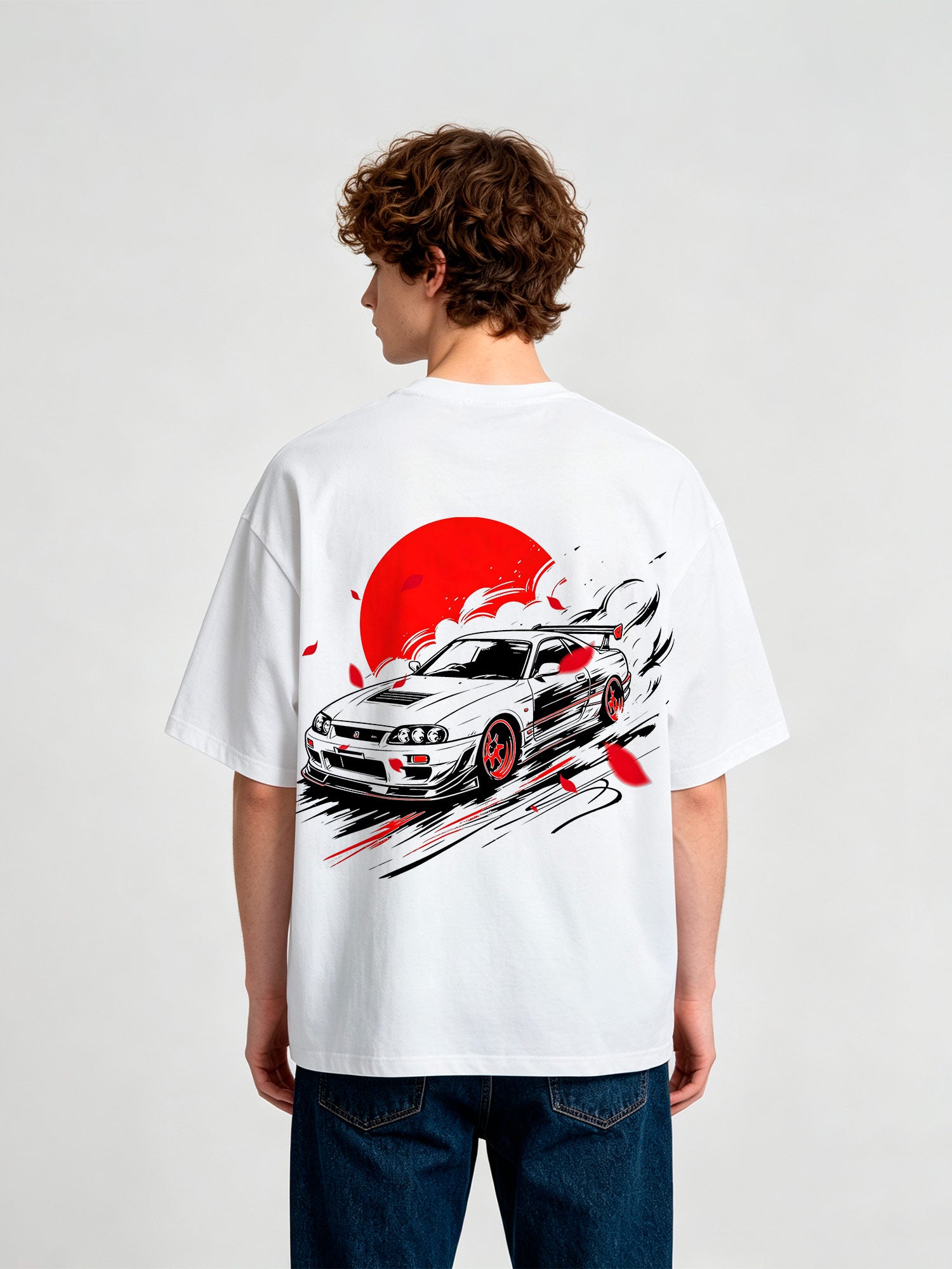 JDM Sports Car Cherry Blossom T-Shirt