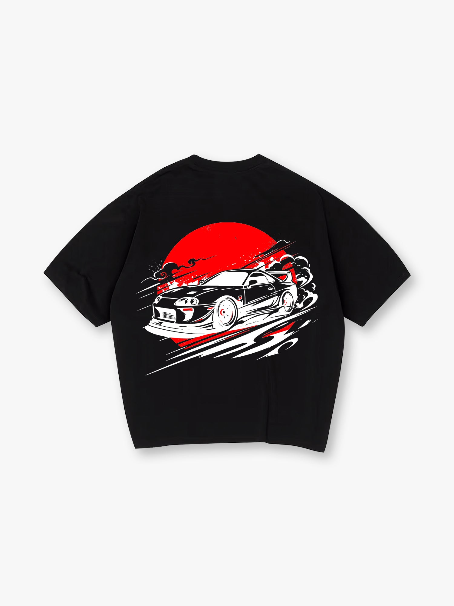 JDM Drift Car Red Sun T-Shirt