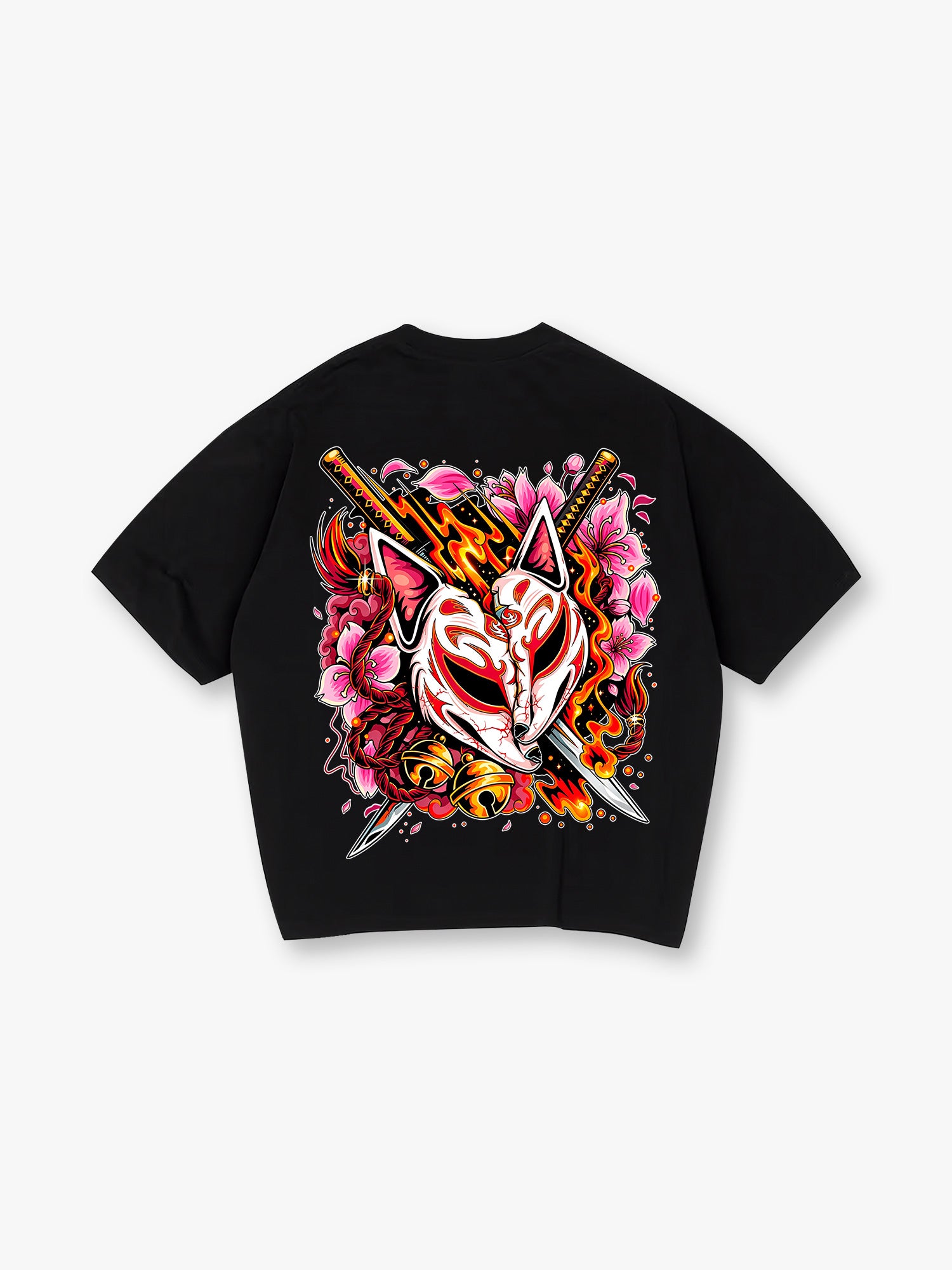 Kitsune Mask Katana T-Shirt