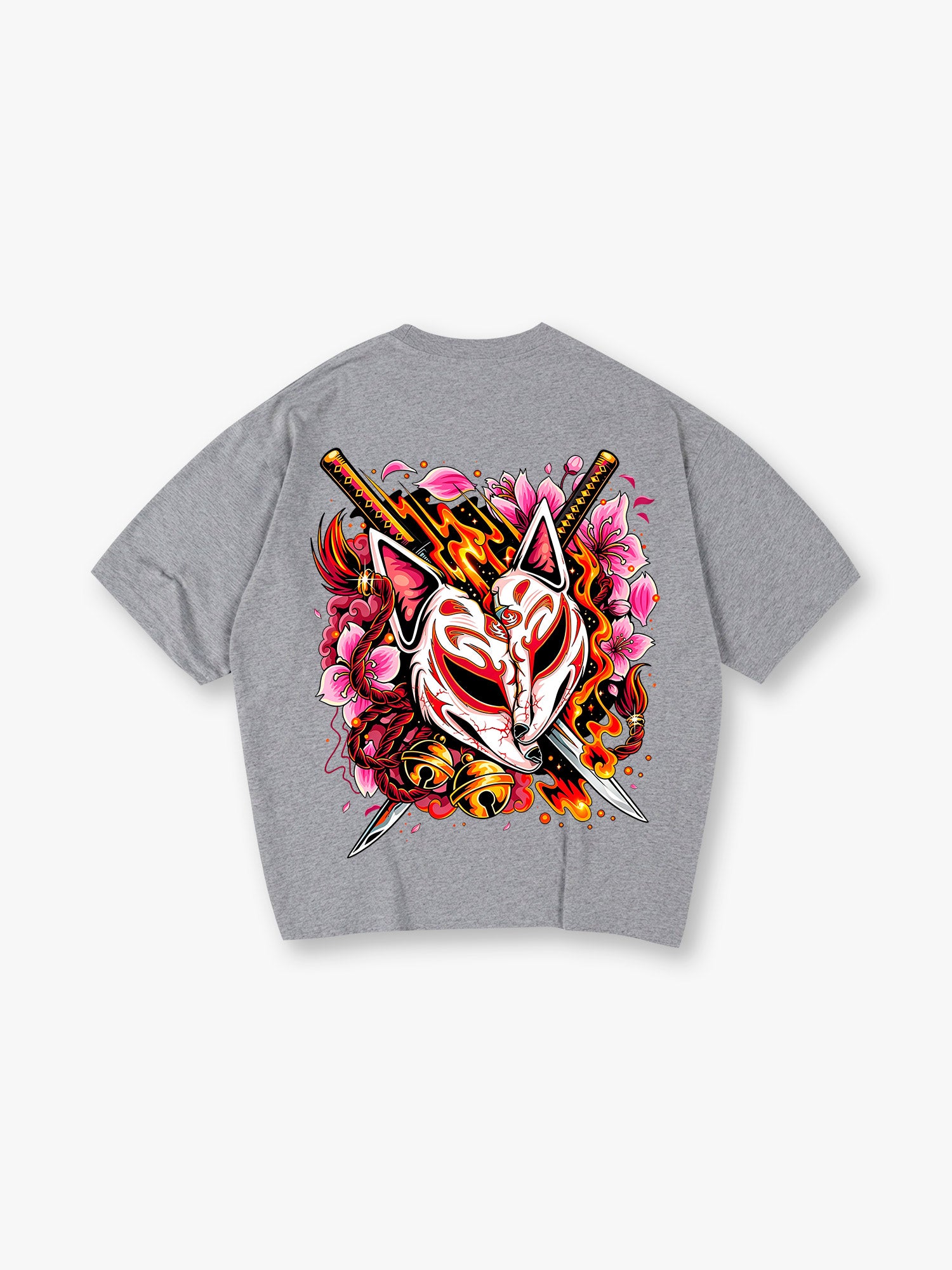 Kitsune Mask Katana T-Shirt