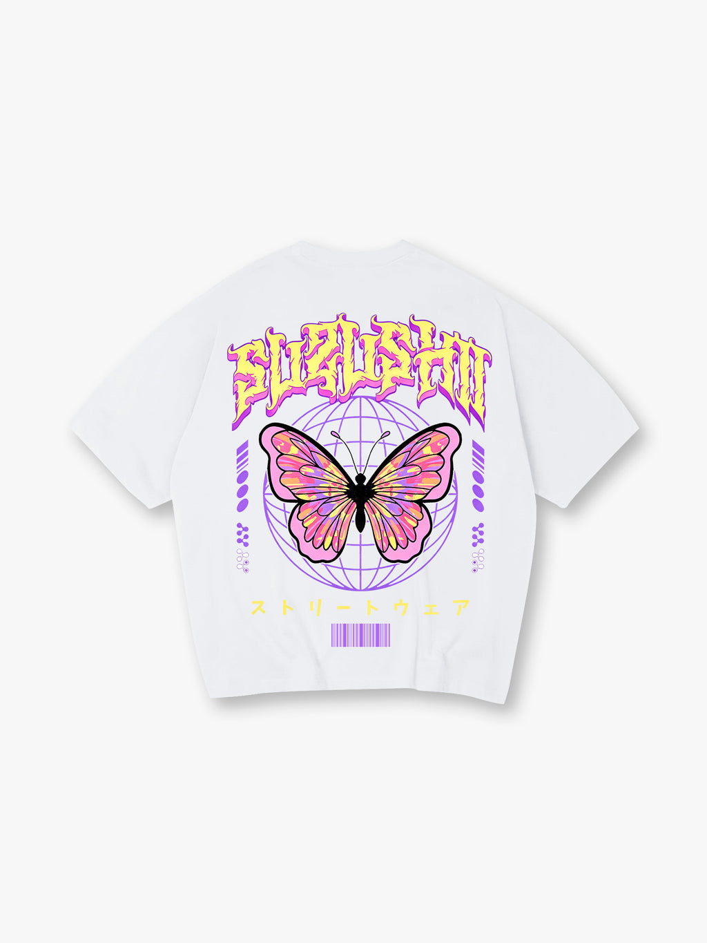 Pastel Butterfly Globe T-Shirt